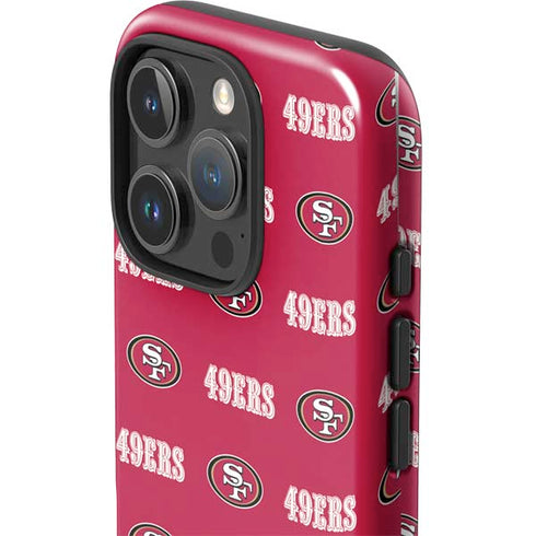 NFL San Francisco 49ers Blitz Series iPhone 16 Pro Impact Case